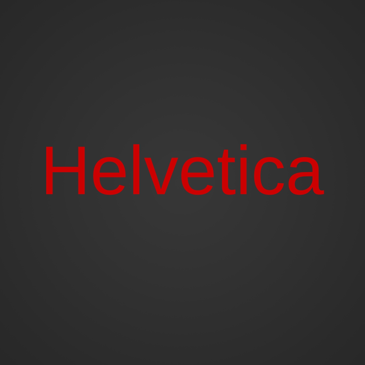 Save us from “Helvetica”