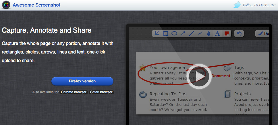 Awesome Screenshot - Capture Annotate and Share