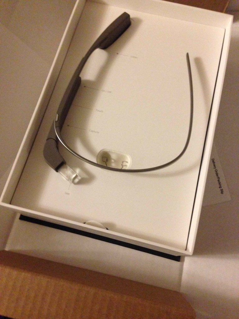 Google Glass Box Open