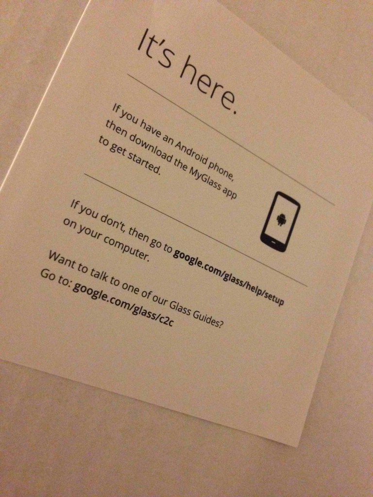 Getting Started with Google Glass